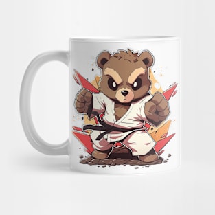 karate bear Mug